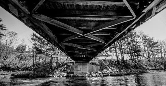 Under the covered bridge